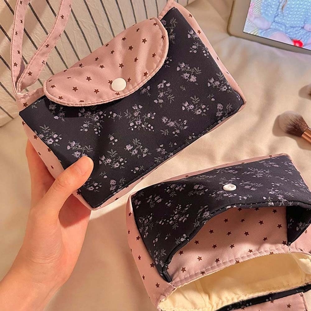 Bolsa de maquillaje con estamp - Lifestyle In Korean reseña y precio