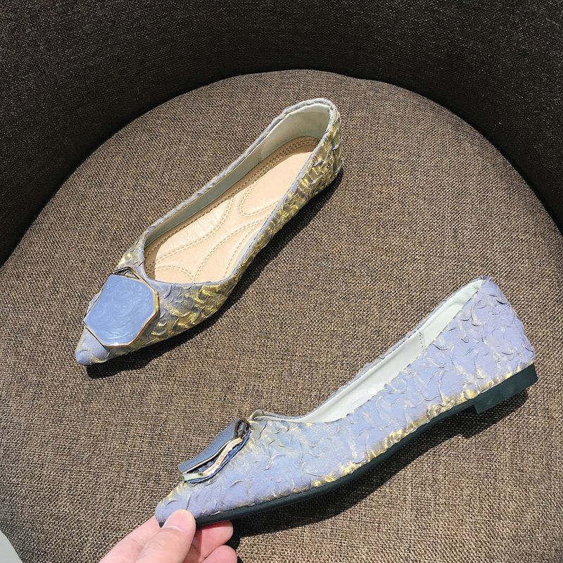 Zapatos de Mujer Planos con Pu - Korean Lifestyle Trends reseña y precio