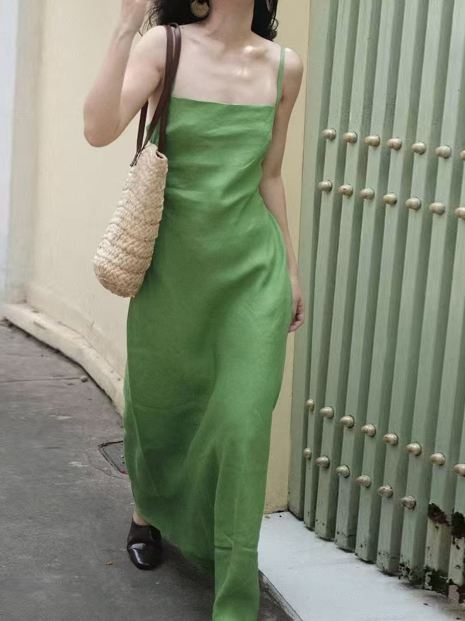 Vestido largo elegante de vera - Lifestyle In Korean reseña y precio